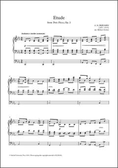 Etude from Trois Pièces 