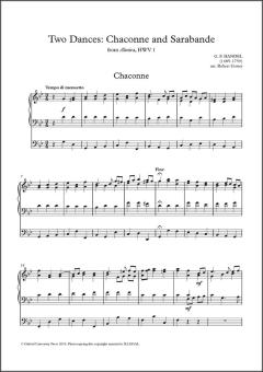 Two Dances: Chaconne and Sarabande from Almira 