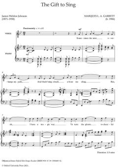 The Gift to Sing 