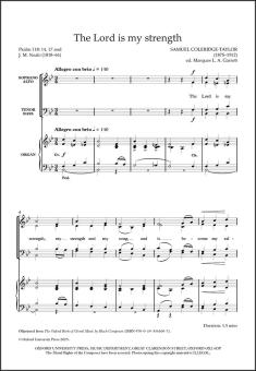 The Lord is my strength 