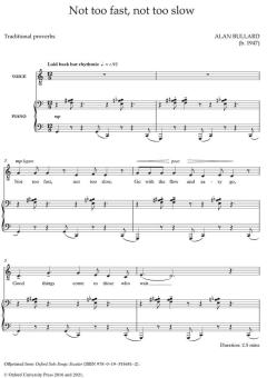 Not too fast, not too slow 