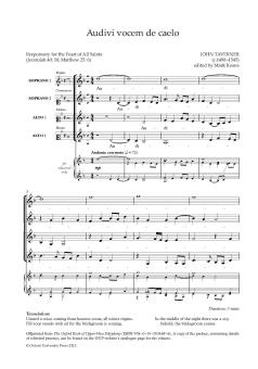 Audivi vocem de caelo 