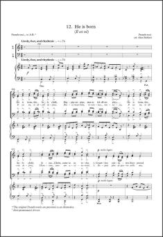 He is born (Il est né) 