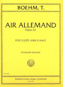Air Allemand, Op. 22 