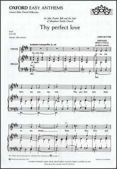 Thy perfect love 