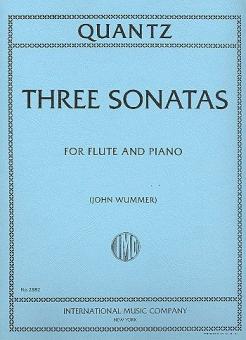 3 Sonatas in A minor, D major, D major 