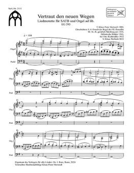 Vertraut den neuen Wegen 