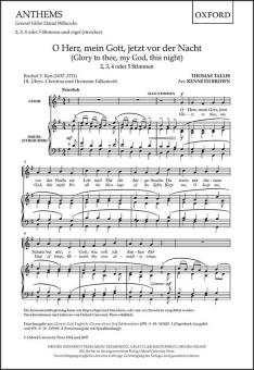 O Herr, mein Gott, jetzt vor der Nacht 