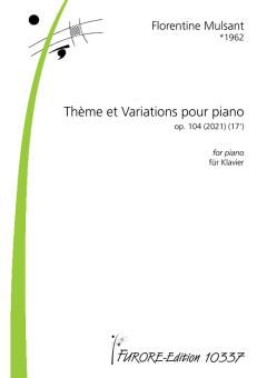 Thème et Variations für Klavier op. 104 