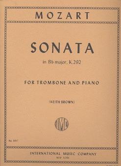 Sonata in B flat Major, K. 292 