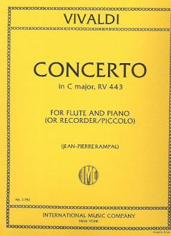 Concerto in C major, RV 443, Piccolo (Recorder) 