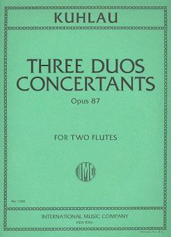 3 Duos Concertants, Op. 87 