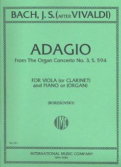 Adagio From Organ Concerto No. 3 