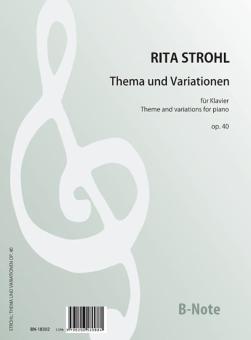 Thema und Variationen op.40 
