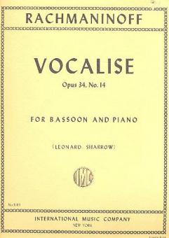 Vocalise, Op. 34 No. 14 