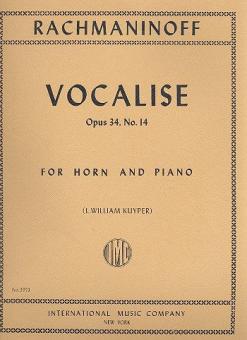 Vocalise, Op. 34 No. 14 