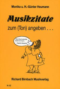 Musikzitate zum (Ton) angeben 