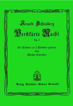 Verklärte Nacht für Klavier op. 4 