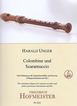 Colombine und Scaramuccio 