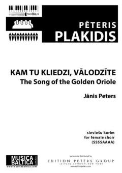 The Song of the Golden Oriole 