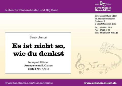 Es ist nicht so, wie du denkst 