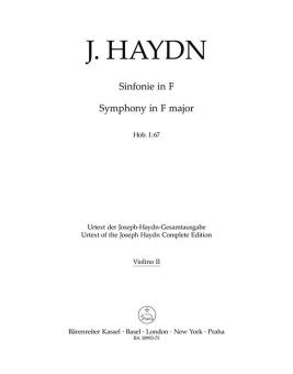 Sinfonie F-Dur Hob. I:67 