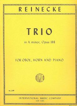 Trio in A minor, Op. 188 for Oboe, Horn & Piano 