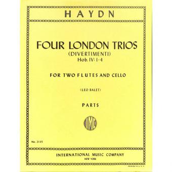 Four London Trios (Divermenti), Hob. IV: Nos. 1-4 
