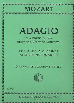 Adagio in D major, K. 622, for Clarinet and String Quartet 