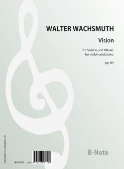 Vision für Violine und Klavier op. 89 