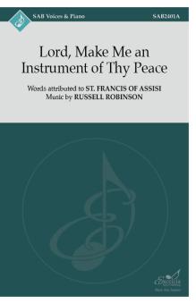 Lord, Make Me an Instrument of Thy Peace Standard