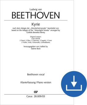 Kyrie nach dem Adagio der "Mondscheinsonate" op. 27,2 (1. Satz) Download