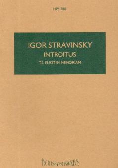 Introitus (T.S. Eliot in memoriam) 