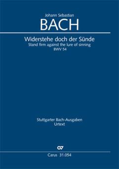 Widerstehe doch der Sünde BWV 54 Download