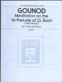 Meditation on the 1st Prelude Of J. S. Bach - Ave Maria 