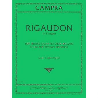 Rigaudon For Brass Choir And Organ) 