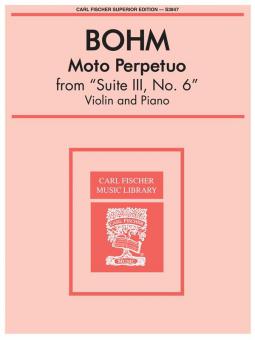Moto Perpetuo from 'Suite III, No. 6' 