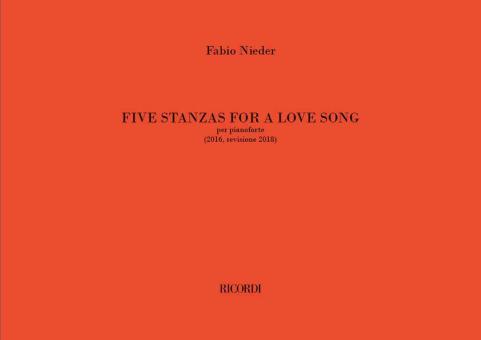 5 stanzas for a love song 