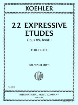 22 Expressive Etudes op. 89 - Book 1 