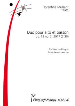 Duo pour alto et basson 