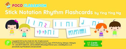 Poco Stick Notation Rhythm Flashcards 