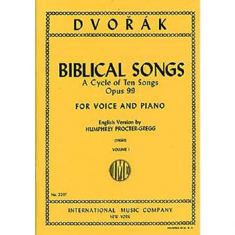 Biblische Lieder op. 99 Band 1 für hohe Stimme 