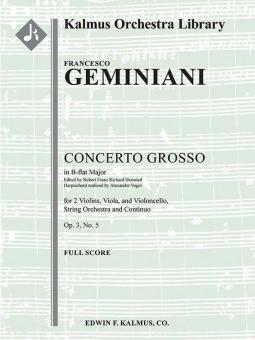 Concerto Grosso in B-flat, Op. 3, No. 5 