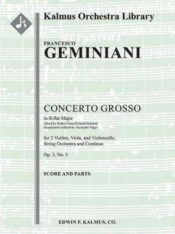 Concerto Grosso in B-flat, Op. 3, No. 5 