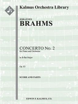 Piano Concerto No 2  B-flat Op 83 