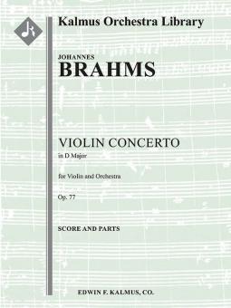 Concerto for Violin in D Maj Op 77 