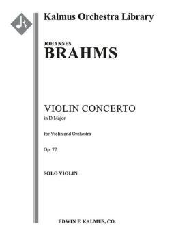 Concerto for Violin D Maj Op 77 
