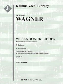 Wesendonck Lieder: No. 5, Träume 