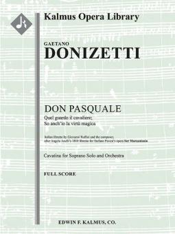 Don Pasquale Act I, Aria 