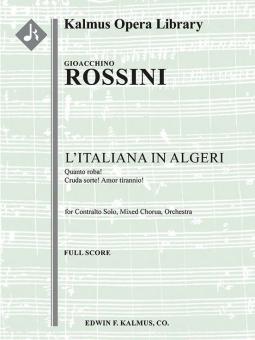 L'Italiana in Algeri; No. 4: Act I 